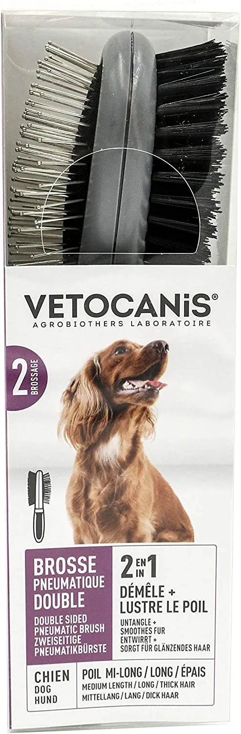 Vetocanis Spazzola Pneumatica Doppia Cane