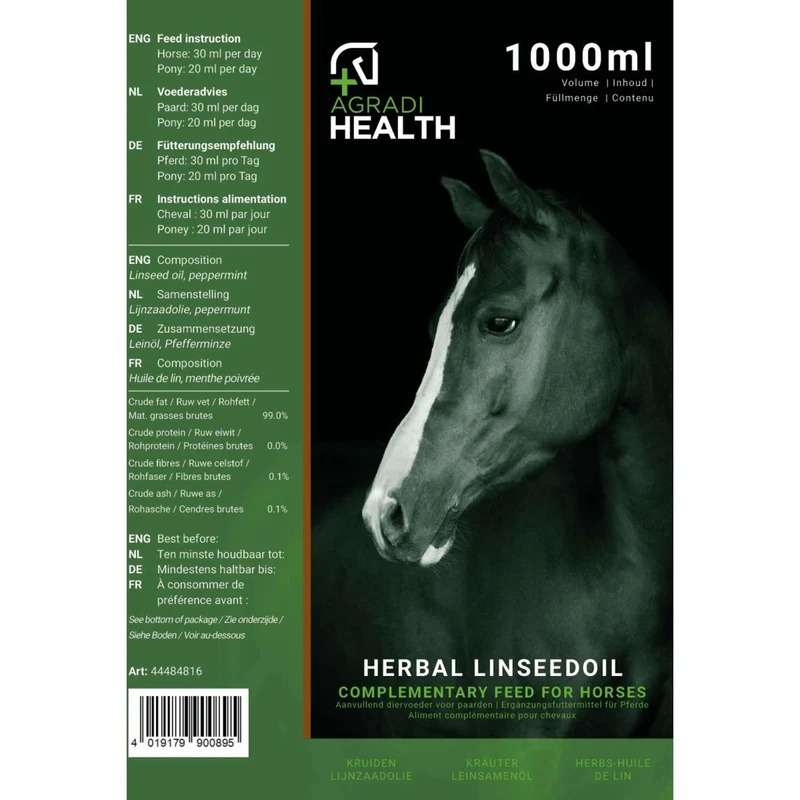 Agradi Health Herbes Huile de Lin