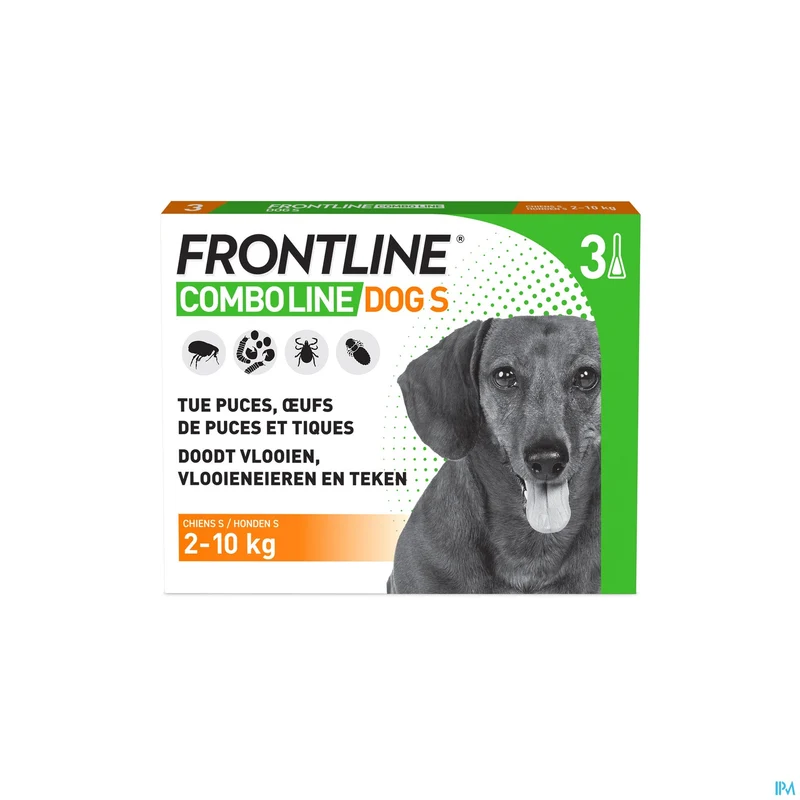 Frontline Combo Dog S 2-10kg | 3x0,67ml pipet | Vlooien & Teken