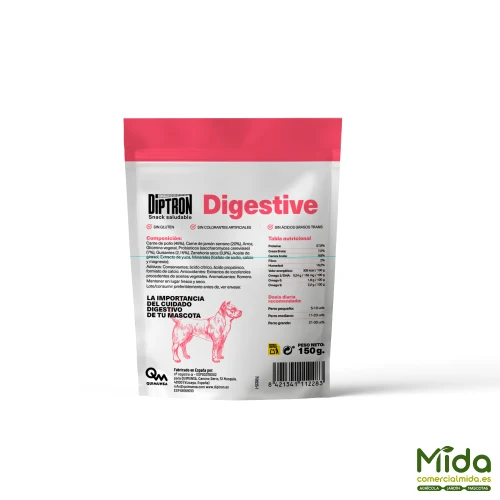 Quimunsa DIPTRON Snack Saludable Digestive para Perro 150gr