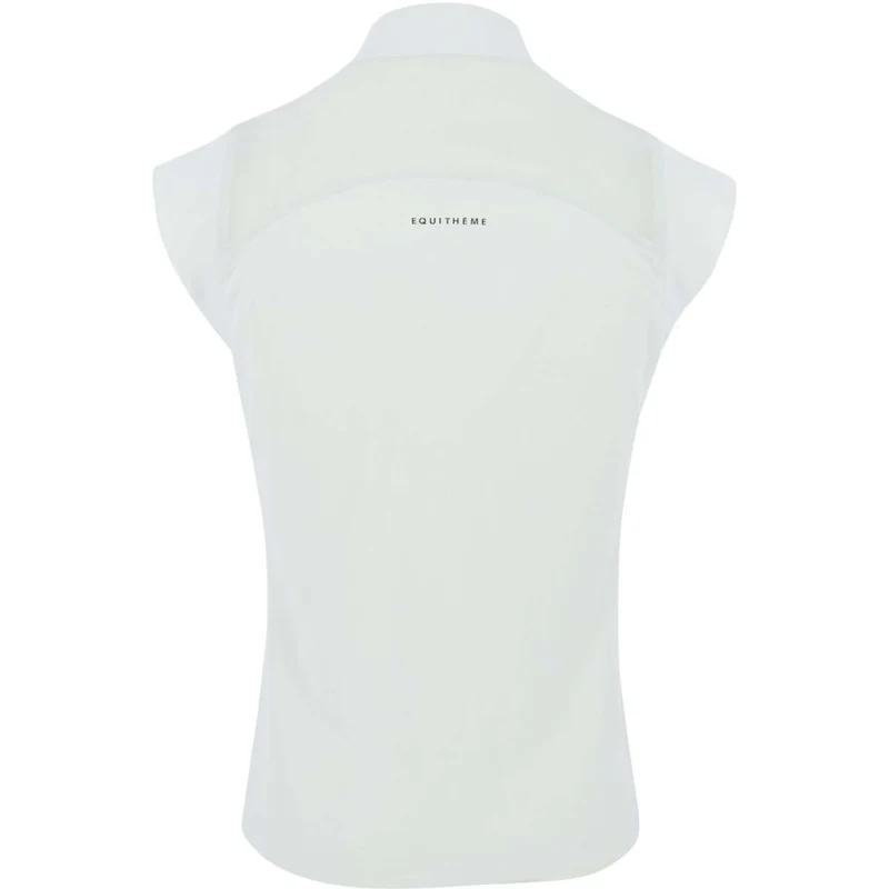 EQUITHÈME T-shirt de Concours Brussels Blanc