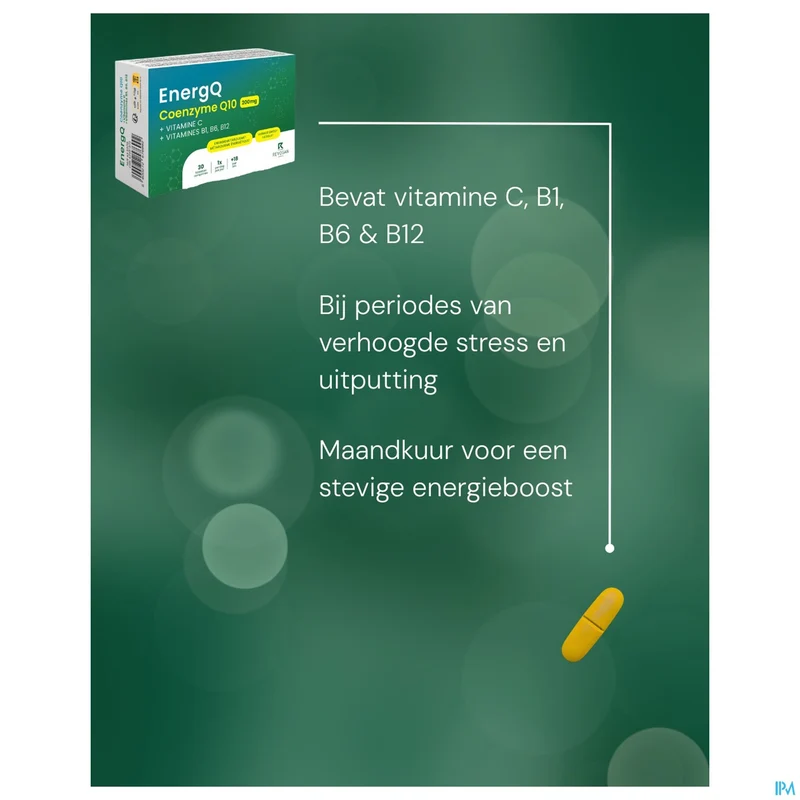 EnergQ coenzym Q10 200mg | 30 tabletten | Energie supplement