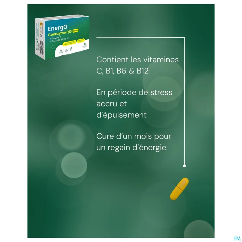 EnergQ coenzym Q10 200mg | 30 tabletten | Energie supplement