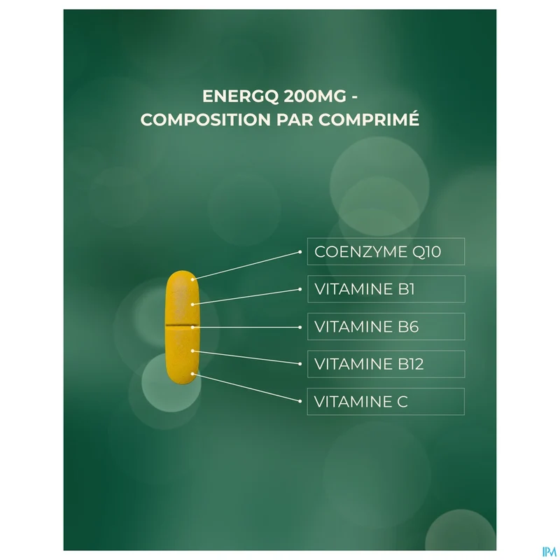 EnergQ coenzym Q10 200mg | 30 tabletten | Energie supplement