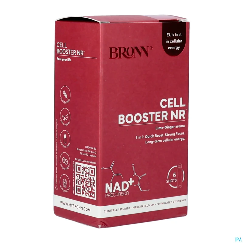 Bronn Cell Booster NR Shots | 6x25ml | Energiesupplement