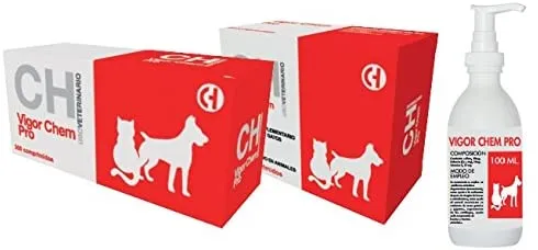 Vigor Chem Pro Stimolante Alimentare, Per Animali Domestici - 300 Compresse
