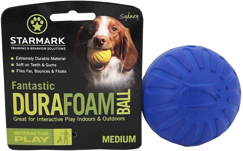 Julius K9 59845 Fantastic Durafoam Ball – 2, 5", Ø Appr. 7 cm, Blue, M, Blu