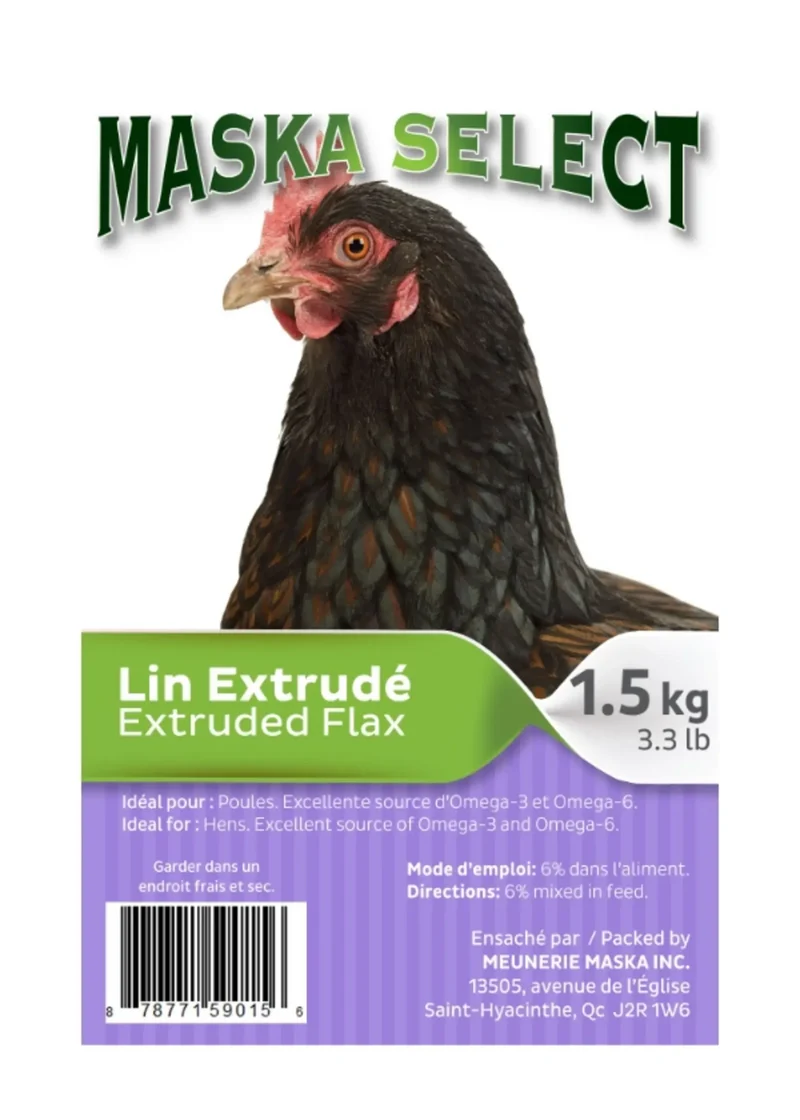 Graine de lin extrudé 1.5kg