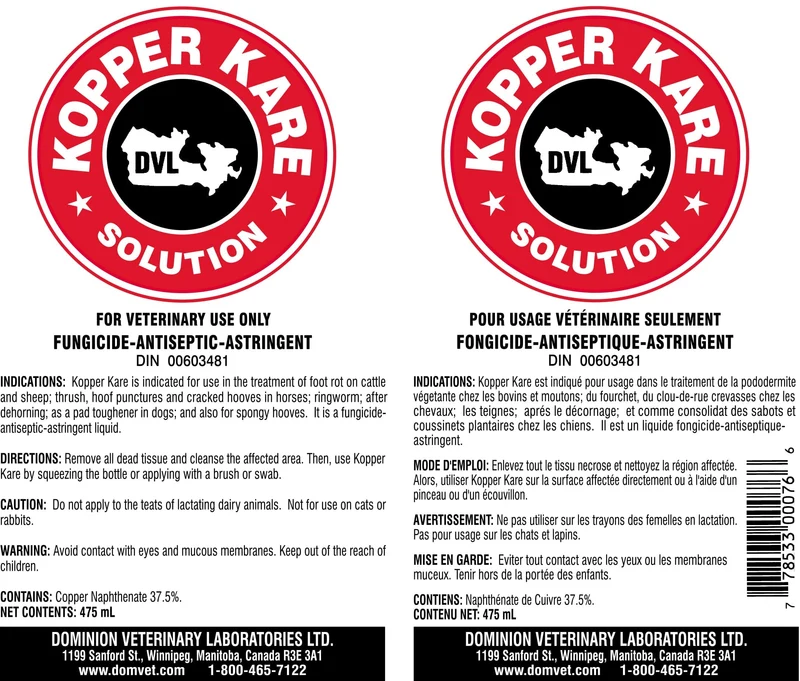 Solution Kopper Kare 475ml