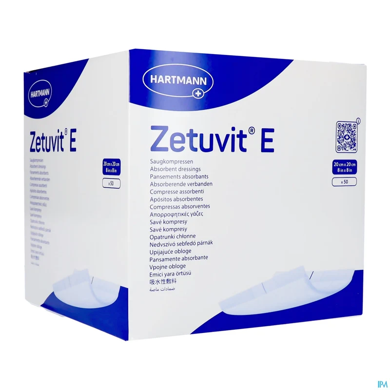 Zetuvit E | 50 kompressen 20x20cm | Wondverzorging
