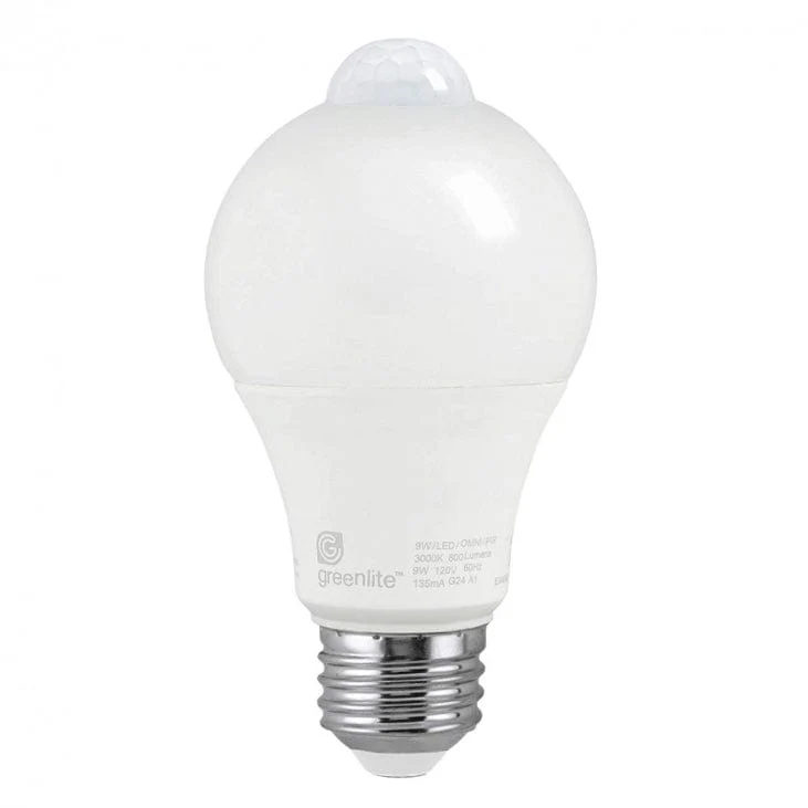Ampoule Del avec détecteur de mouvement 9W-60W