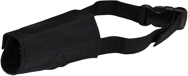 Tyrol - Museruola Security in Nylon Resistente per Cani di Piccola Taglia, Taglia Regolabile, 9-11/13-35 cm, 4 unità