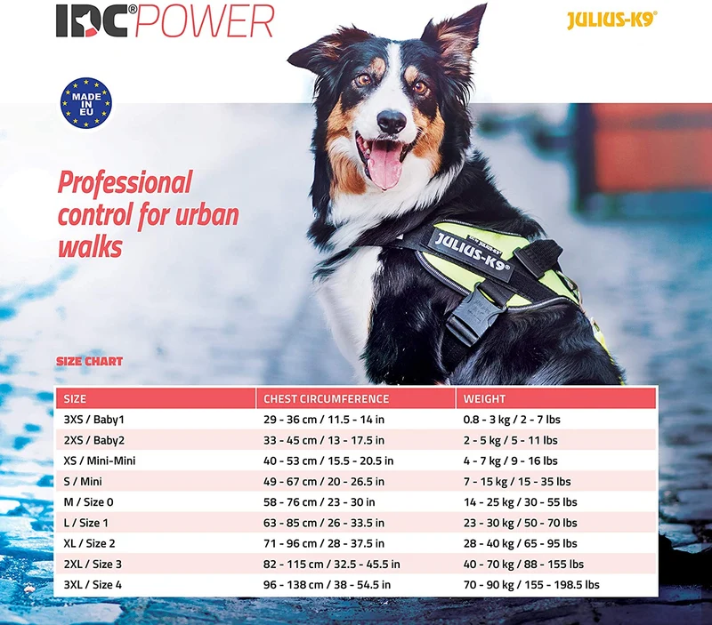 Julius-K9 Pettorina IDC Power/Powair