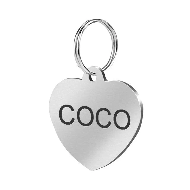 Stainless Steel Dog ID Tag Engraved / Medaglione per cani