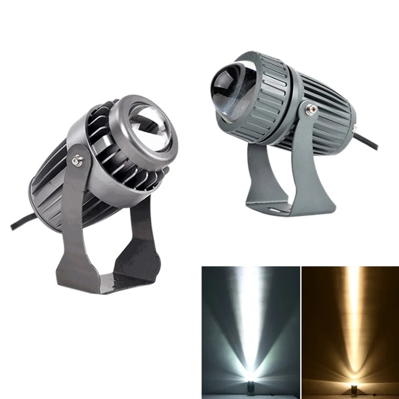 3W 10W LED Lawn Light Wall Washer Waterproof Floodlights Narrow Beam Spot Lamp Outdoor Landscape Lighting AC85-265V DC12V