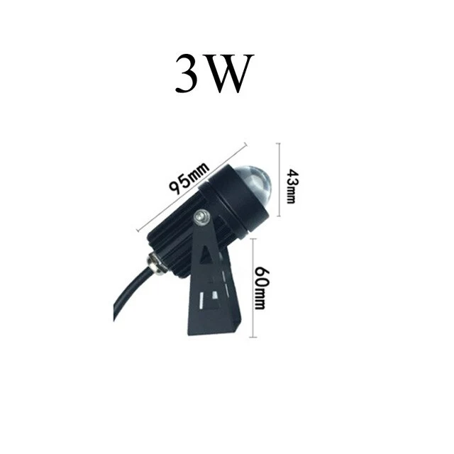3W 10W LED Lawn Light Wall Washer Waterproof Floodlights Narrow Beam Spot Lamp Outdoor Landscape Lighting AC85-265V DC12V