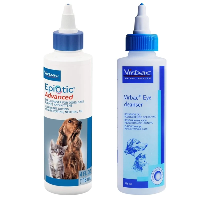 Virbac Epi-Otic Advanced Ear/Eye Cleanser For Dogs and Cats (60/125ml)