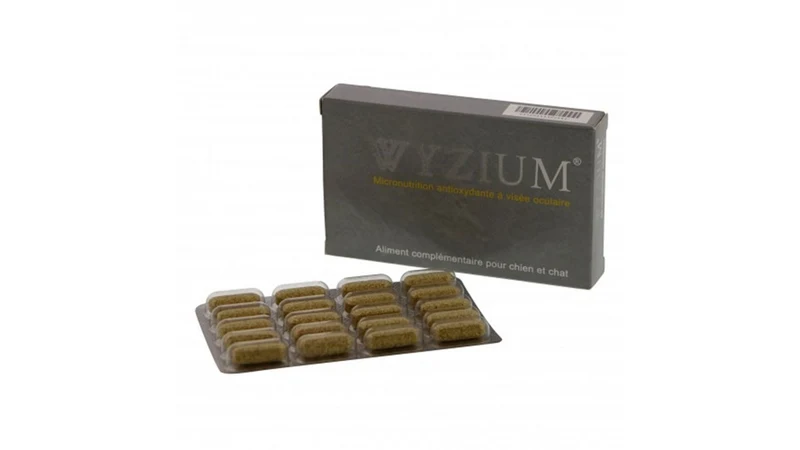 Wyzium x 40 tablets Nutraceutical supplement with the role of eye protection and delaying cellular aging processes dogs