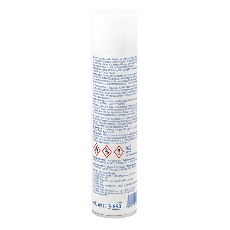 Indorex® Defence Spray Virbac anti-puces pour l'habitat chien, chat