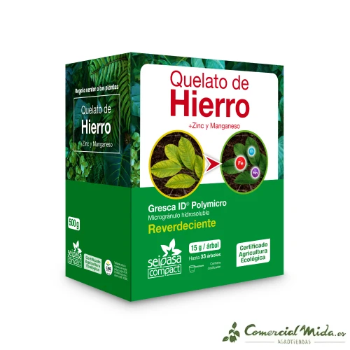 Seipasa Chélate de fer Gresca ID Polymicro Greening 500 g