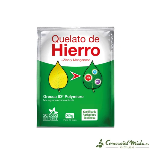 Seipasa Chélate de fer Gresca ID Polymicro Greening 500 g
