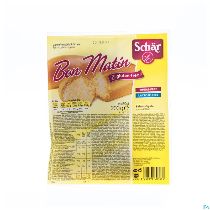 Schar Brood Bon Matin 200g 6463 Revogan