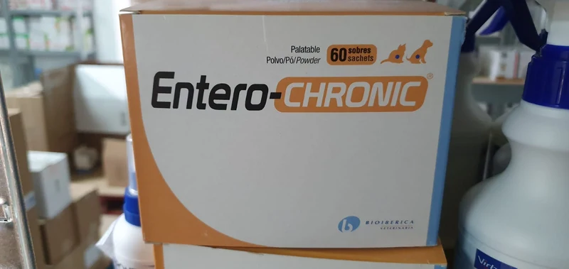 ENTERO-CHRONIC antidiarroico 60 bustine per cani e gatti disturbi intestinali