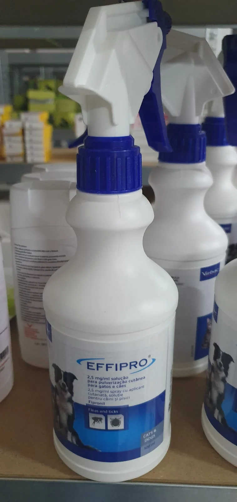 EFFIPRO SPRAY ANTIPARASSITARIO PER CANI E GATTI 500ML ANTI ZECCHE E PULCI