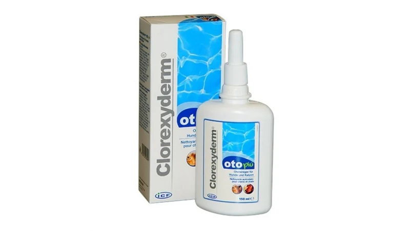 CLOREXYDERM OTO PIU, 150 ml is an Otic solution for the routine cleaning of the auditory duct of dogs and cats regardless of age.