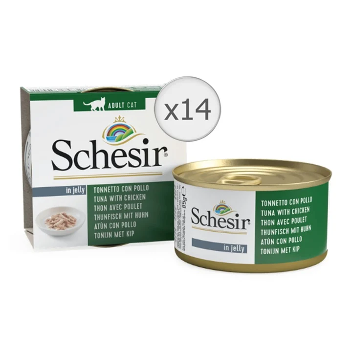Pâtée Schesir Thon/Poulet