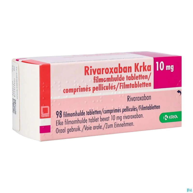 Rivaroxaban Krka 10mg Filmomh Tabl 98