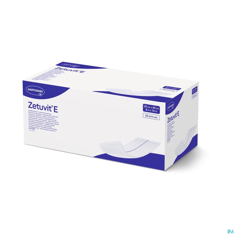Zetuvit E | 30 compressen 20x40cm | Wondverzorging