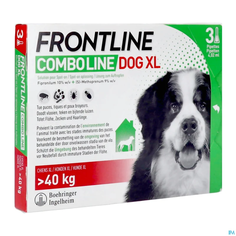 Frontline Combo Line Hond XL >40kg | 3 pipetten | Vlooien & Teken