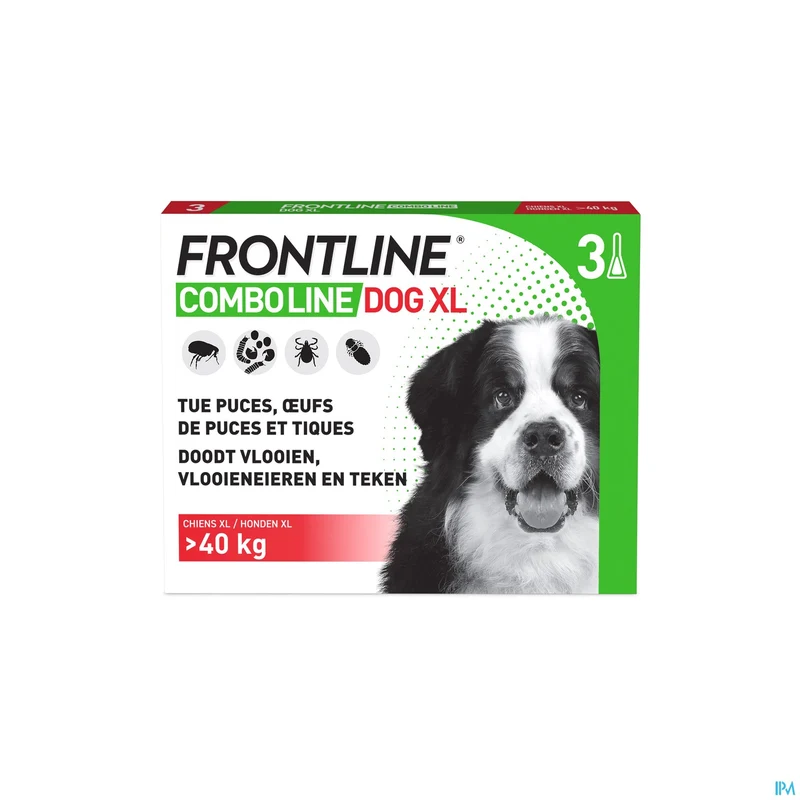Frontline Combo Line Hond XL >40kg | 3 pipetten | Vlooien & Teken