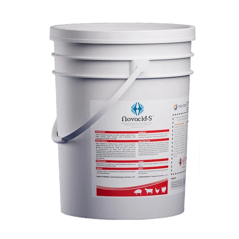 Acidifiant pour l'eau d'abreuvement - Novacid-S