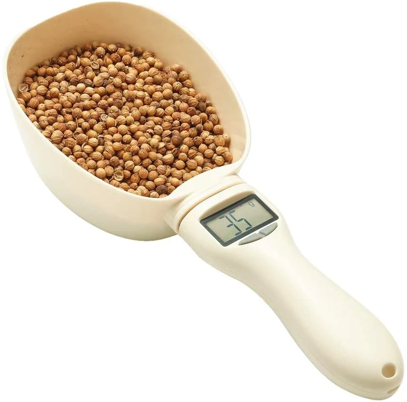 Food Scoop Precise Dog Cat Food Measuring with LCD Display / per cani e gatti
