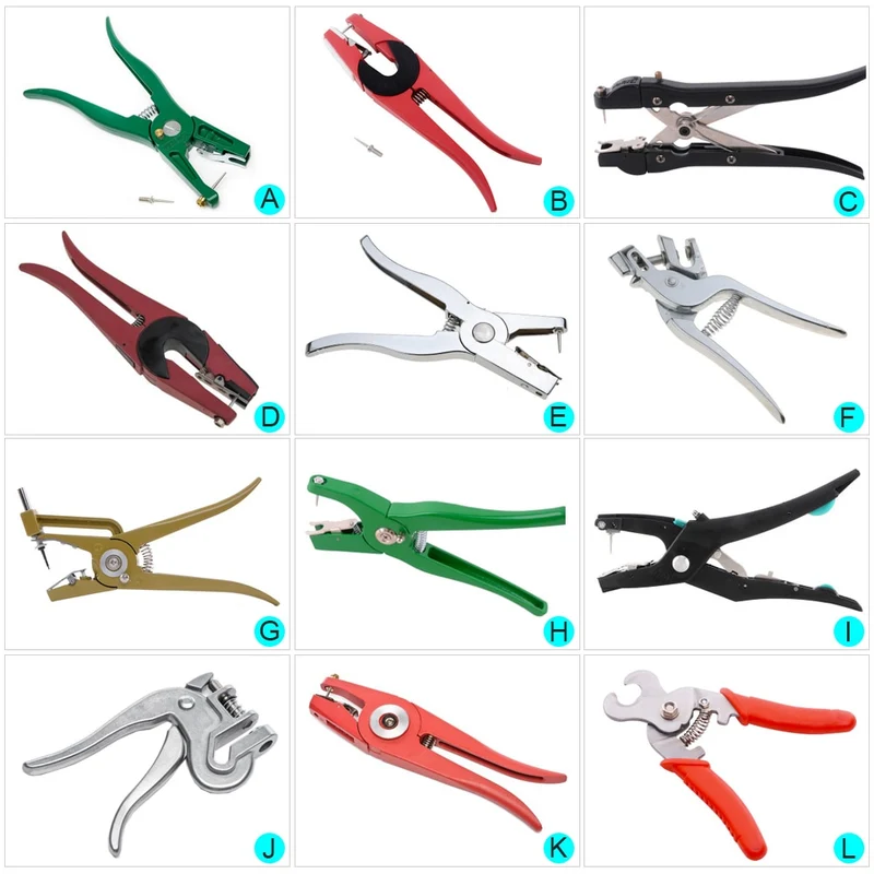 Ear Tag Pliers Swine Cow Sheep Goat Rabbit Identification