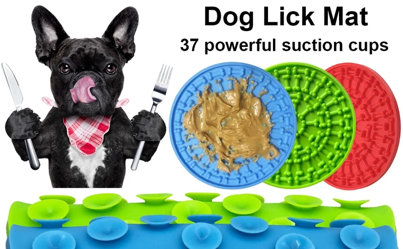 LickiMat Style Slow Feeder Mat for Dogs & Cats Prevent indigestion and enriches meal time