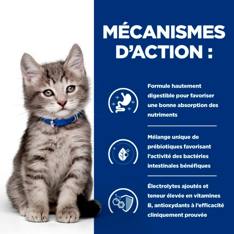 Hill's Prescription Diet I/D Digestive Care Kitten - croquettes chaton
