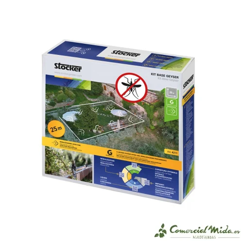 Kit de base pour geyser de jardin Stocker pour brumisateur anti-moustiques