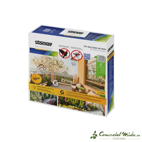 Kit de jardinage Stocker Geyser pour balcon, nébuliseur anti-moustiques