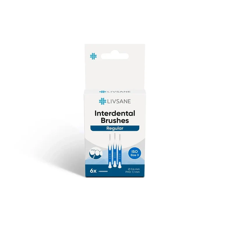 LIVSANE Oral Regular 1,1mm | 6x Interdentale Borsteltjes