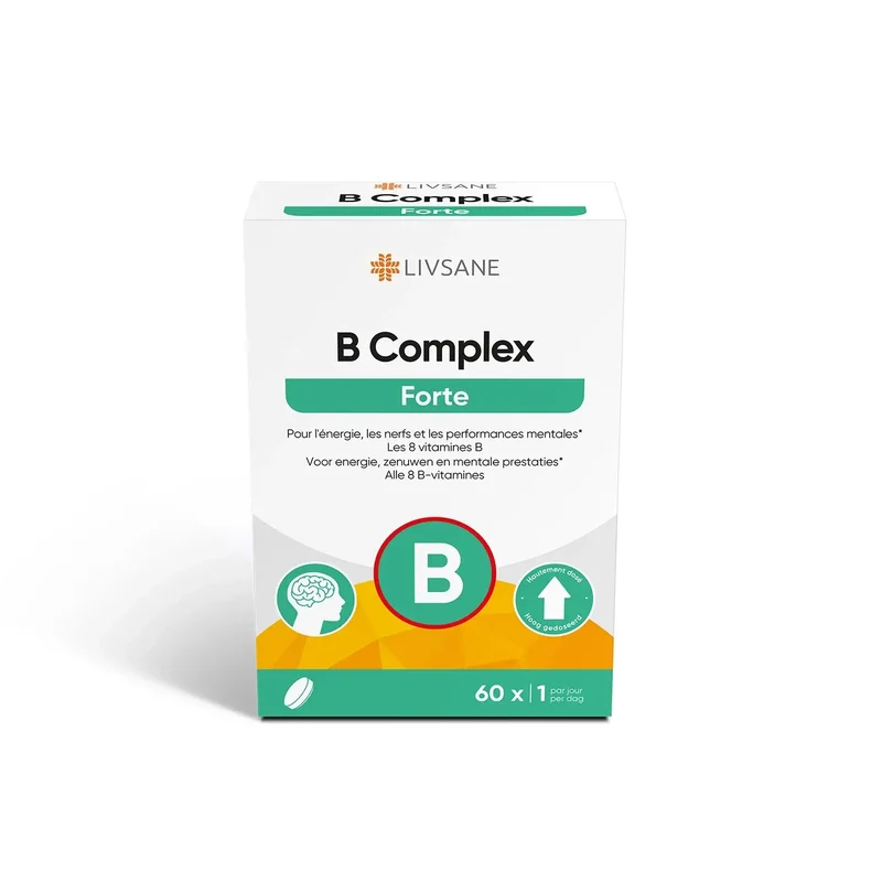 LIVSANE B Complex Forte | 60 tabletten | Voedingssupplement