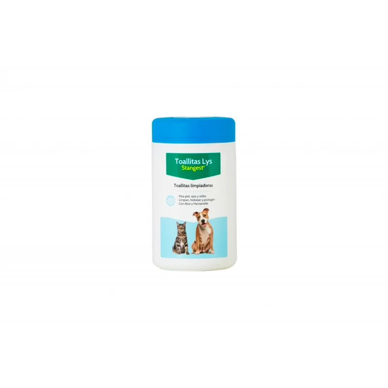 Lingettes nettoyantes pour la peau, les yeux et les oreilles pour chiens et chats STANGEST