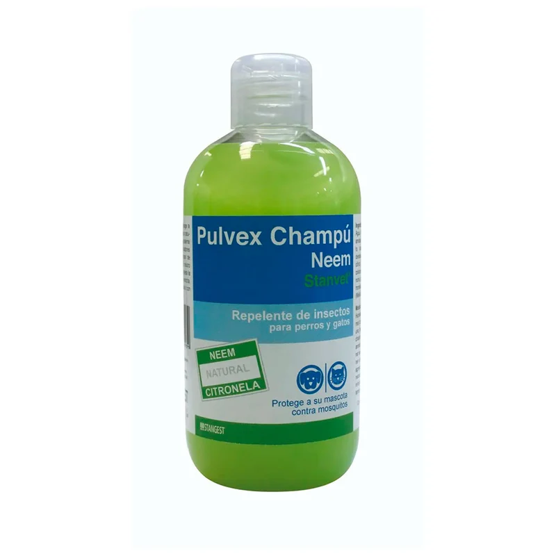 Shampoing répulsif contre les insectes pour chiens et chats 250 ml PULVEX