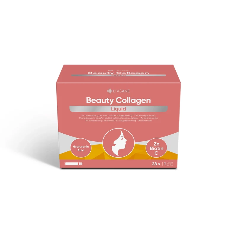 LIVSANE Beauty Collagen Liquid | 28x25ml ampullen | Huidverzorging