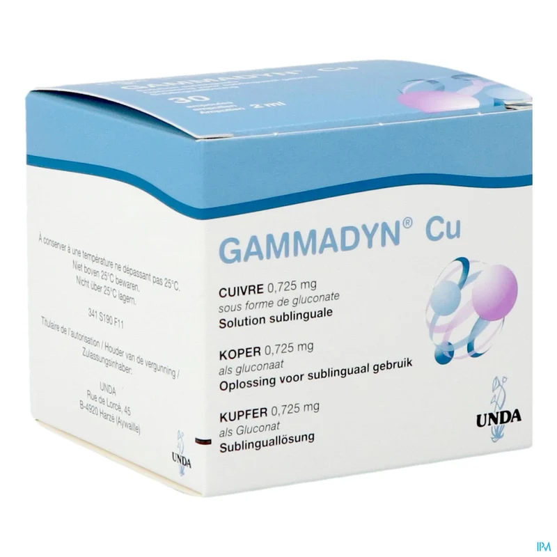 Gammadyn Amp 30 X 2ml Cu Unda