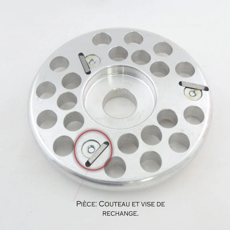 Pièce: Couteaux de remplacement pour disque à sabot