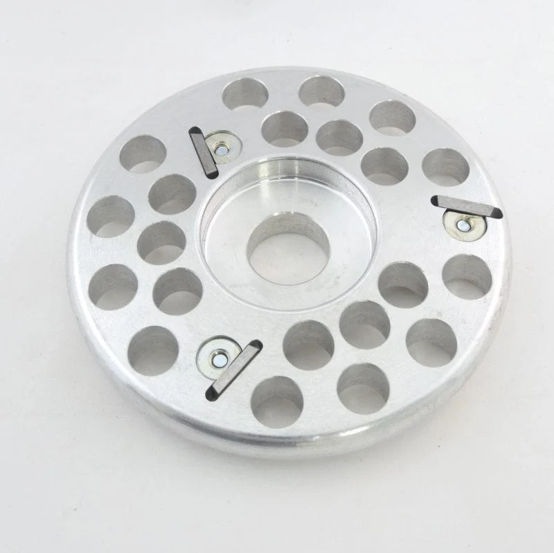 Disque à sabot avec couteaux