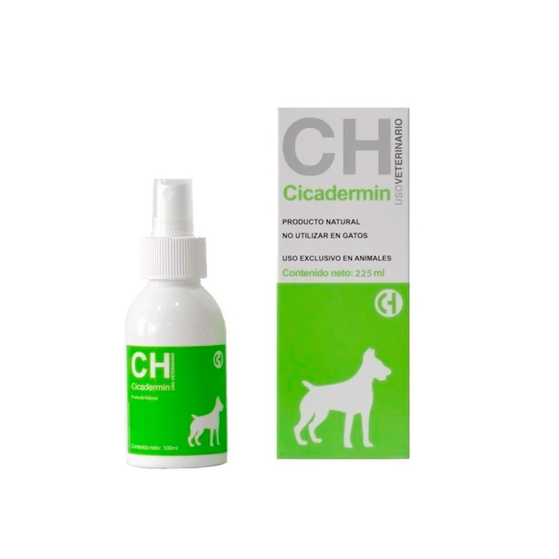Cicatrisant dermatologique pour animaux et animaux de compagnie 225 ml CICADERMIN